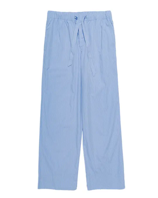 Tekla Poplin Pyjama Pants Pin Stripes