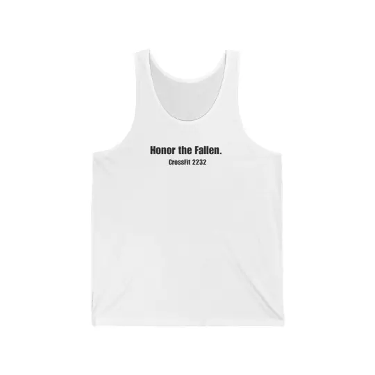 Honor the Fallen "Murph" Workout Tank Top – Memorial American Flag CrossFit Tee