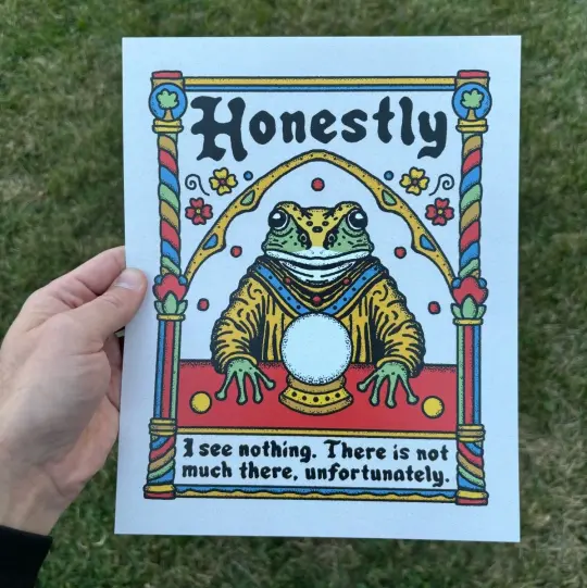 I see nothing print
