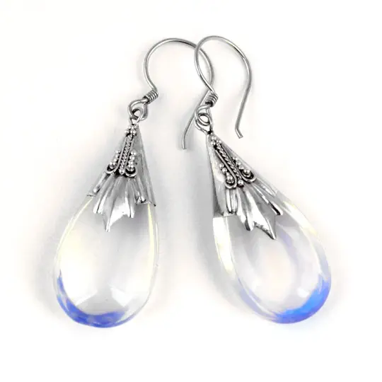 Clear Drop Earrings