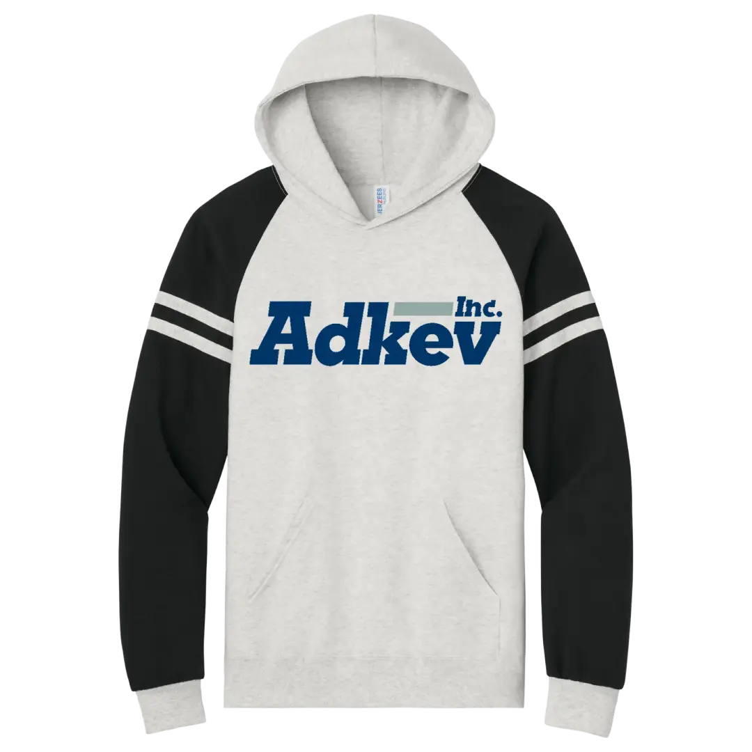 Adkev 97C Jerzees Varsity Colorblock Hooded Sweatshirt