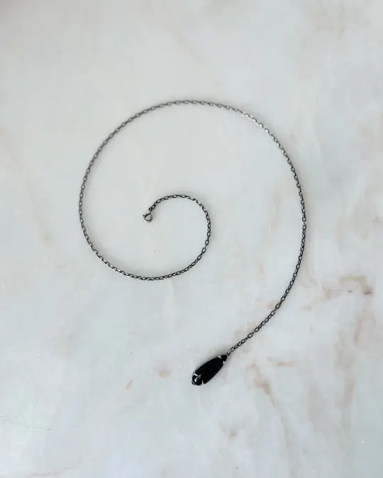 Pendulum // Onyx Necklace (RTS)