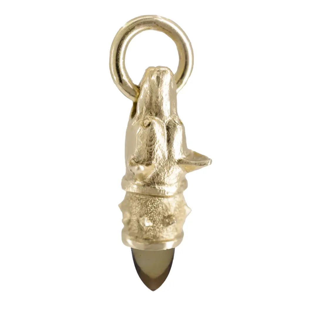 Brutus - Faithful Hound Pendant Smoky Quartz