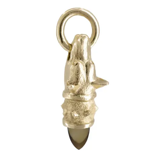 Brutus - Faithful Hound Pendant Smoky Quartz