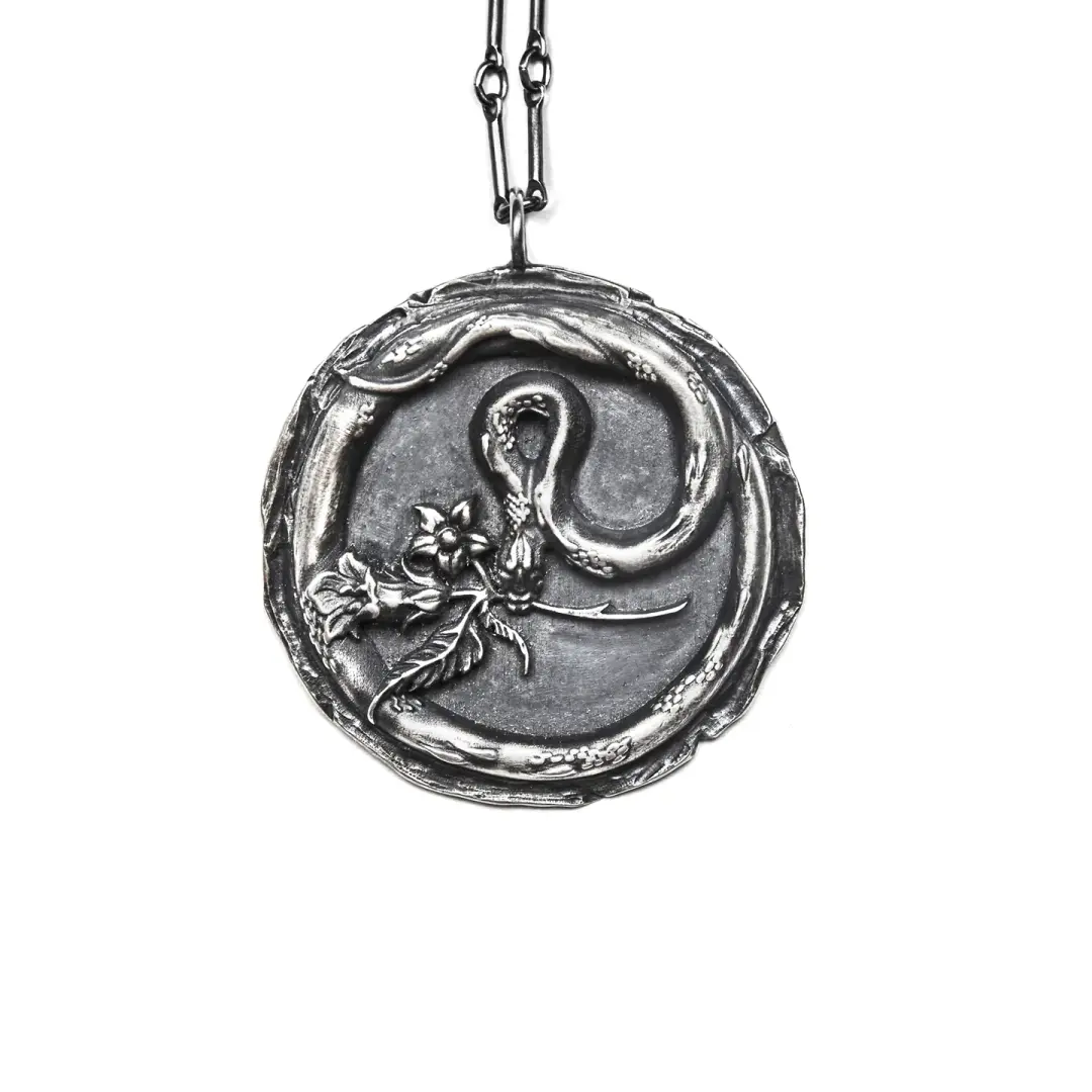 * Ready to Ship * The Poison is in the Dosage. Small Necklace.
