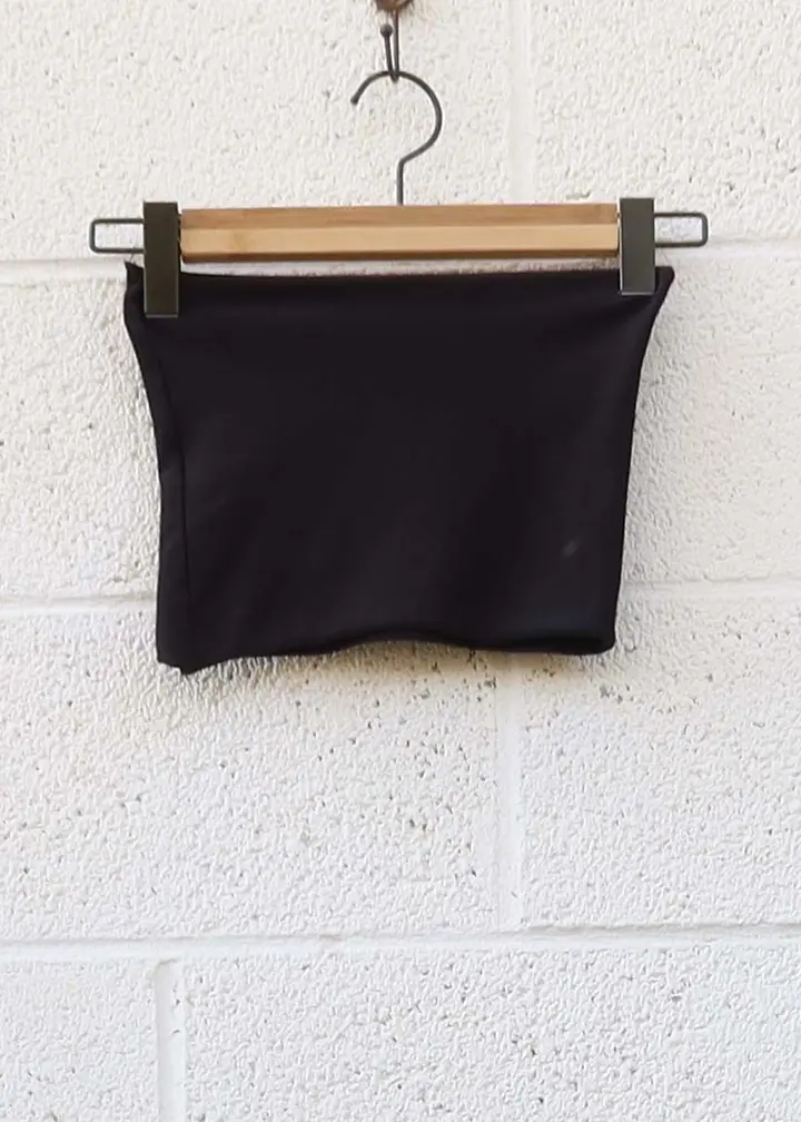 SALE - Boob Tube / 2XS / Midnight / Stretch Organic Cotton (4)