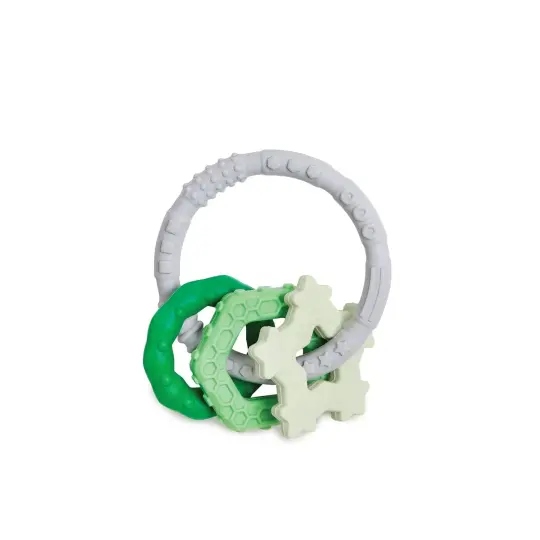 Silicone Teething Charms: Green