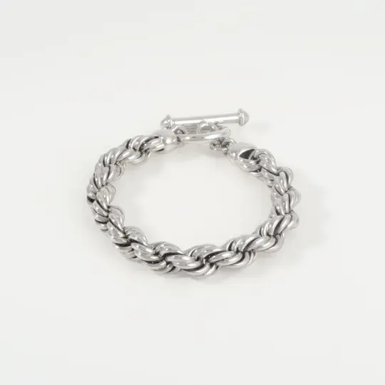 Sterling Silver Braided Bracelet