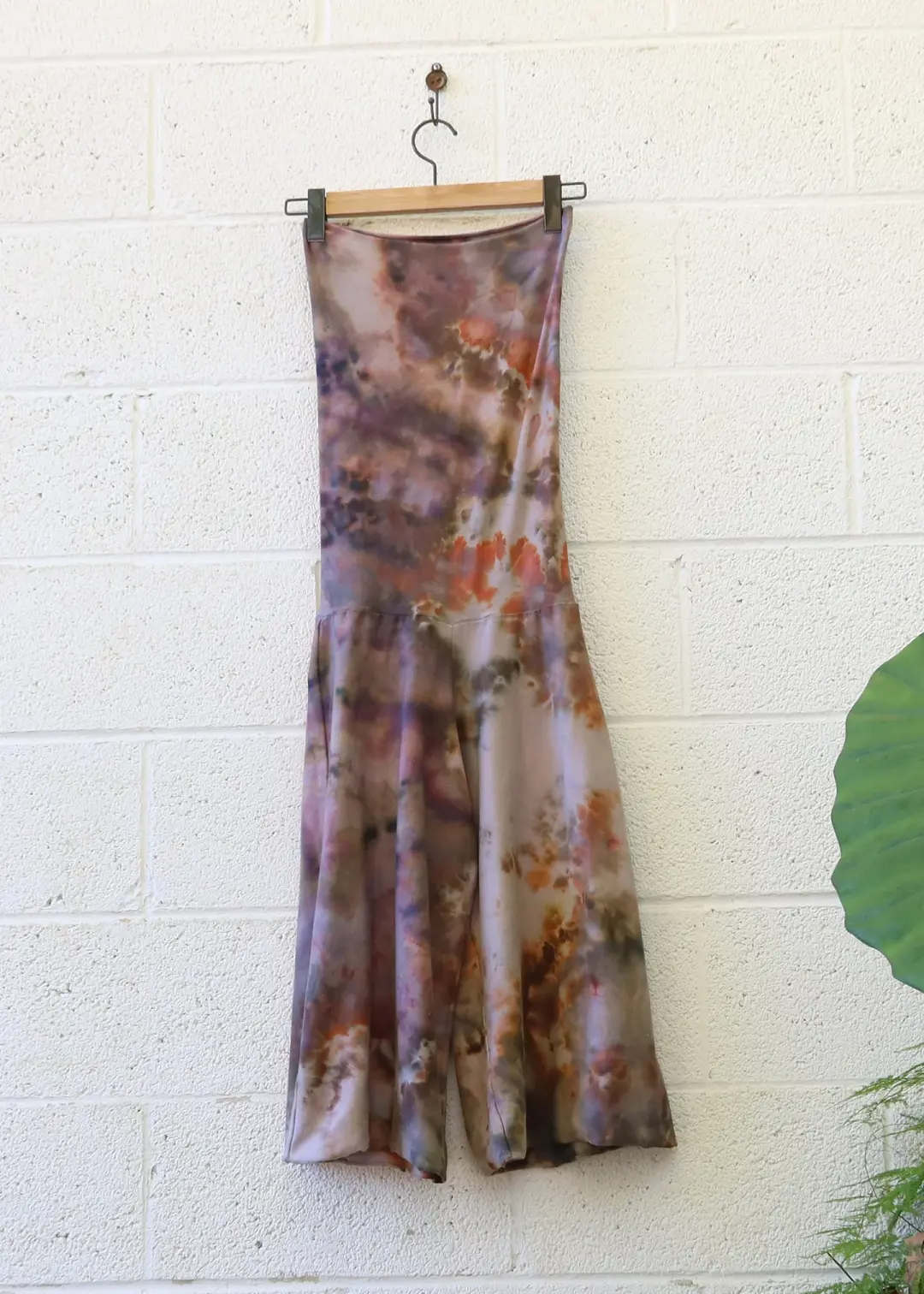 OOAK - Love Me 2 Times Simplicity Gauchos / S / MED STRETCH Organic Cotton / Ice Dye (104)