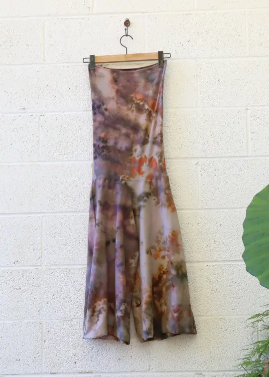 OOAK - Love Me 2 Times Simplicity Gauchos / S / MED STRETCH Organic Cotton / Ice Dye (104)