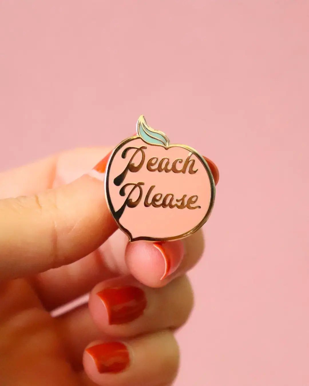 Peach Please Pin.