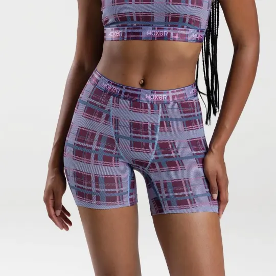 Baller High Waisted Mountain Plaid