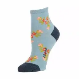 Mae Anklet Sock in Lead