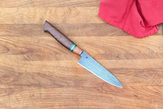 6″ Damascus Jade Petty