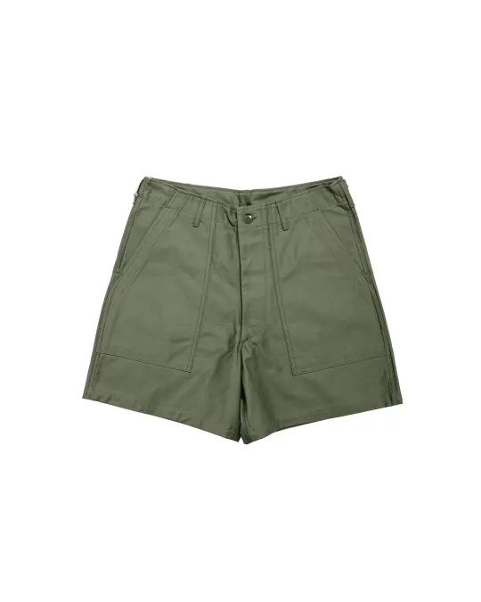 The Real McCoy's MP24004 Utility Shorts / Cotton Sateen Olive