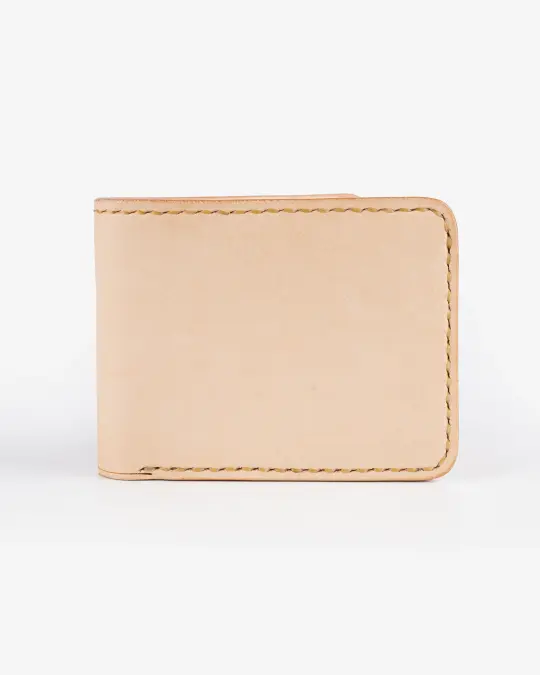 Calf Folding Wallet - Tan