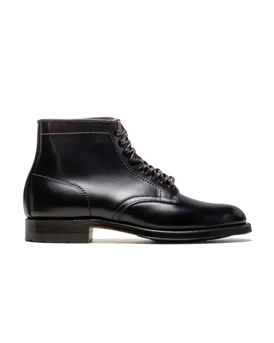 Alden Plain Toe Boot Colour 8 Cordovan with Commando Sole 4600H