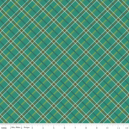 Teal Plaid from Autumn Afternoon