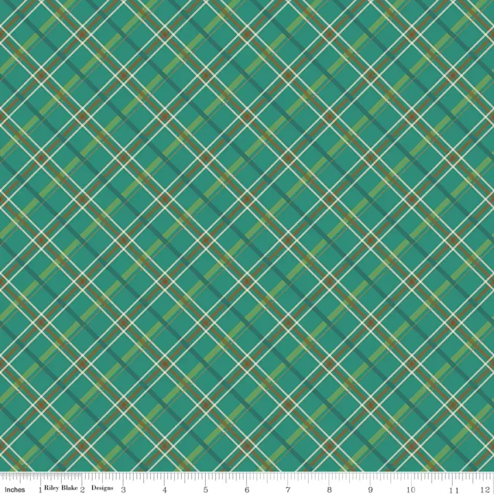 Teal Plaid from Autumn Afternoon