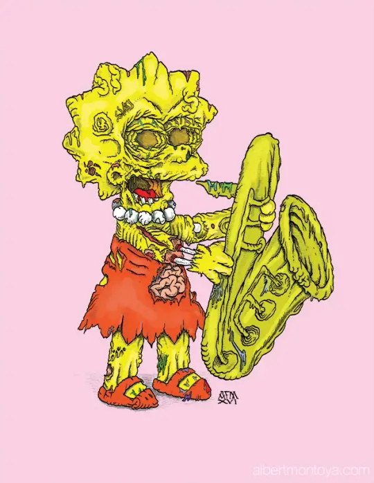 Print "Zombie Lisa"