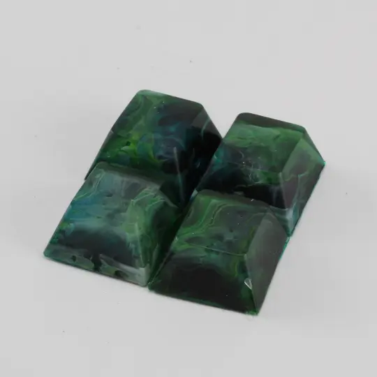 Cherry 1u Bar Quadruple Set Resin Artisan Keycaps Week 34-6