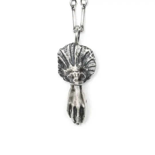 The Medium II. Petite Sterling Silver Necklace.