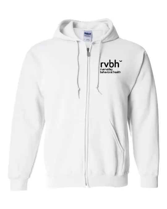 RVBH 18600 Gildan full zip hooded sweatshirt - BRIGHT COLORS