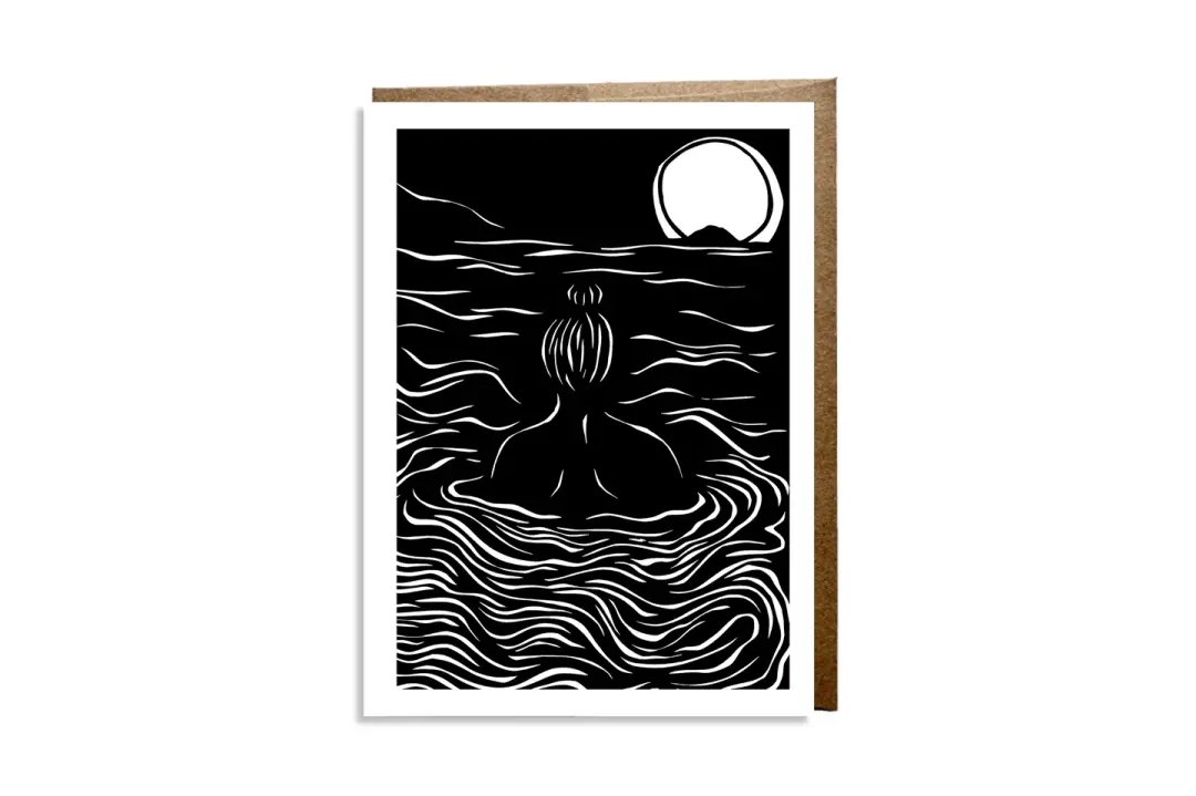 "Night Swim" card