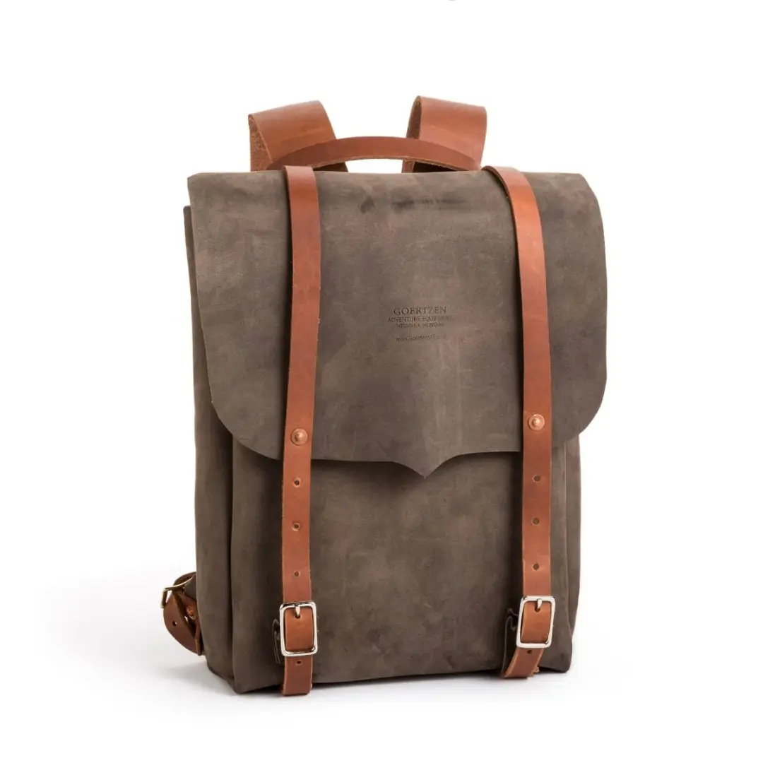 Rustic Leather Backpack