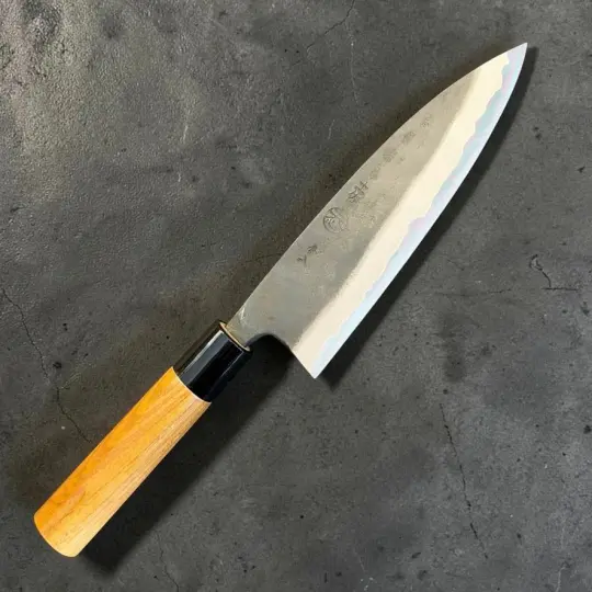 Kyohei Shindo Warikomi Blue #2 Kurouchi 165mm Funayuki