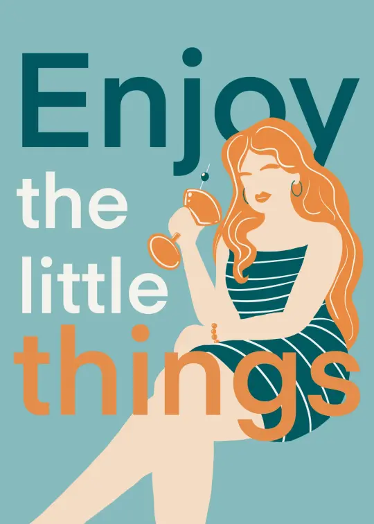 Enjoy The Little Things Medium Print