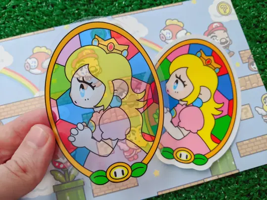 december 2023 "toadstool game" die cut sticker