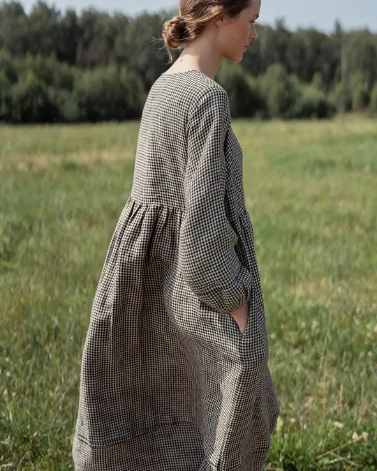 ODDA oversized linen dress