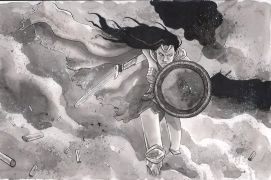 WONDER WOMAN ORIGINAL ART