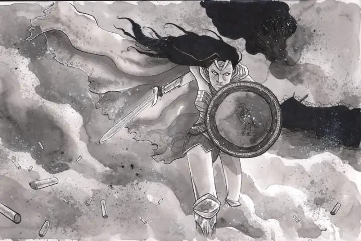WONDER WOMAN ORIGINAL ART