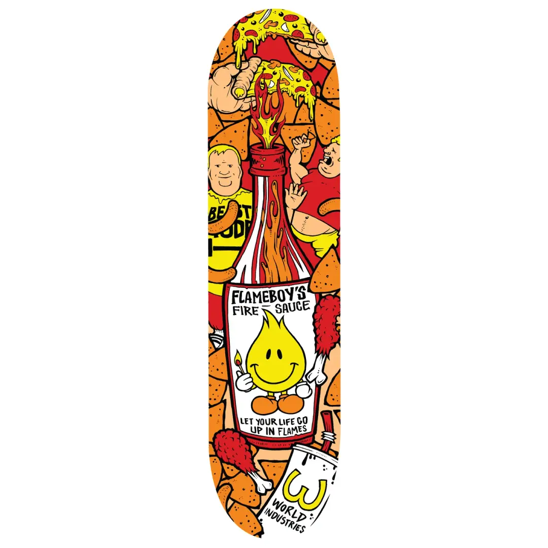 World Industries Fire Sauce skateboard