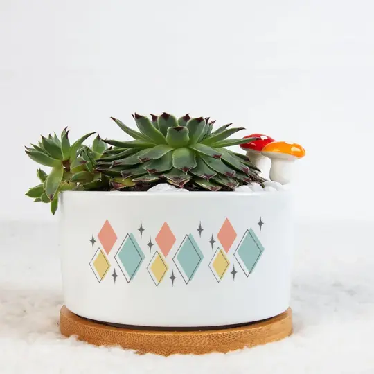Single Side Printing Flowerpot