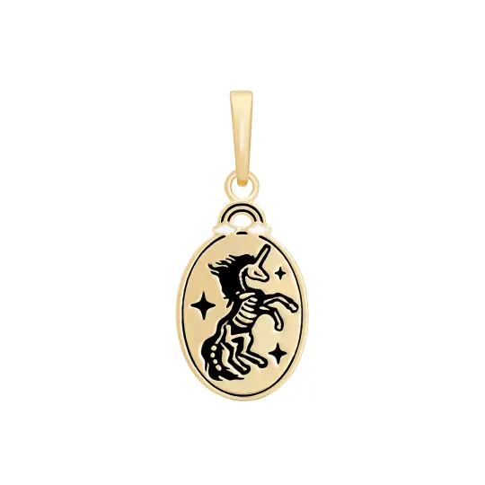 Unicorn Skeleton Charm