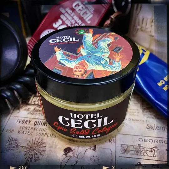 Hotel Cecil Solid Cologne | Homage To The Original Burma Shave