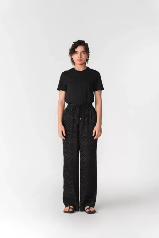 JACQUARD TROUSERS