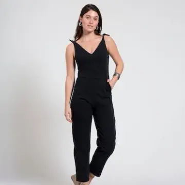 Slate Coveralls in Black
