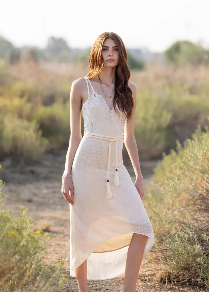 Aella Dress in Cream