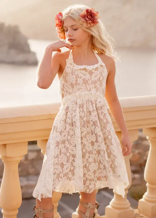 Sonyah Dress in Cream