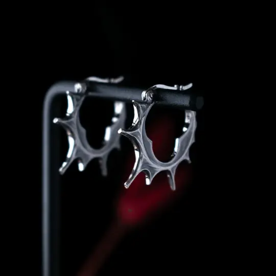 Urchin Hoop Earrings (MTO)
