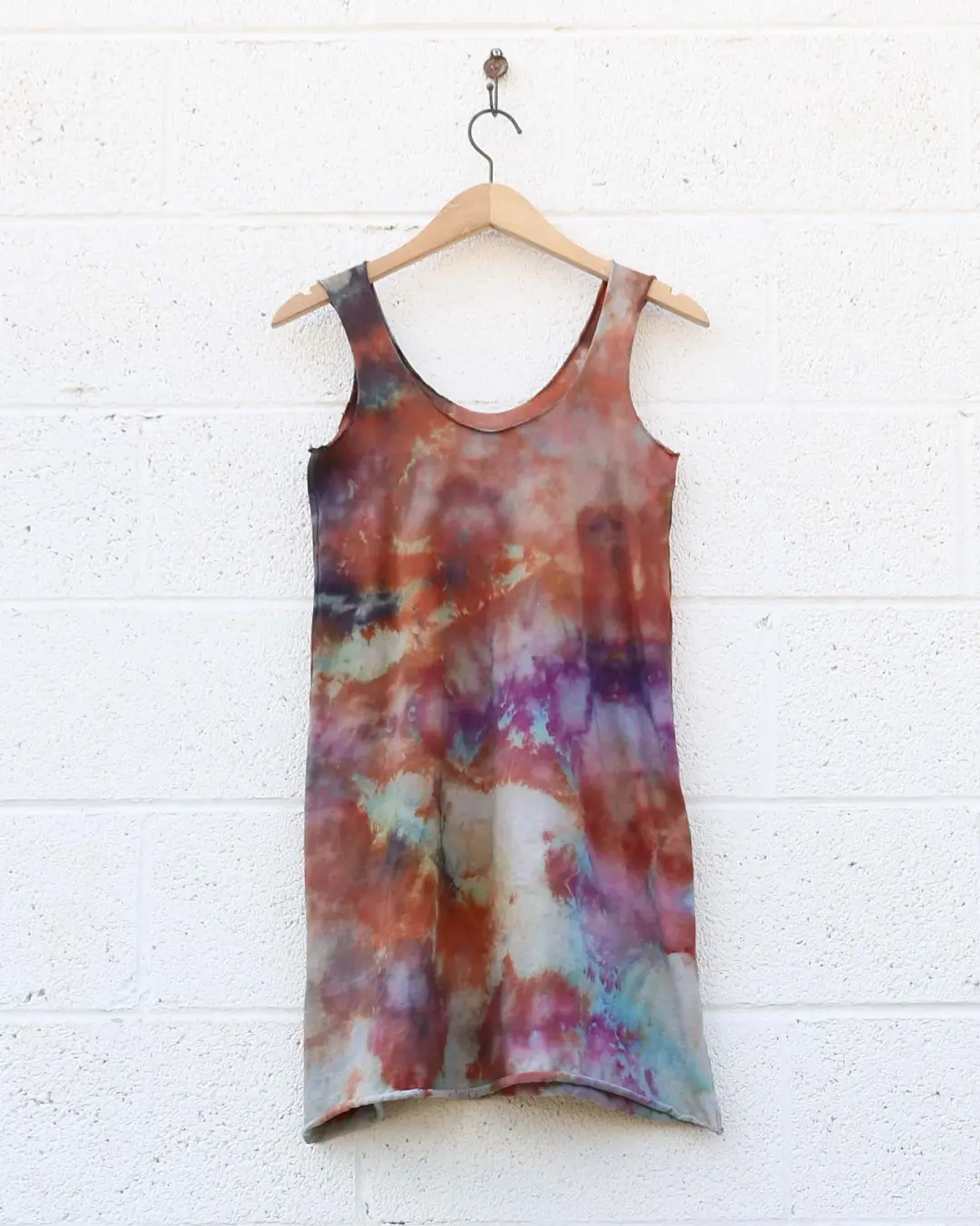 OOAK -  Eos Ojai Tunic / XXS / Organic Cotton / Ice Dye (302)