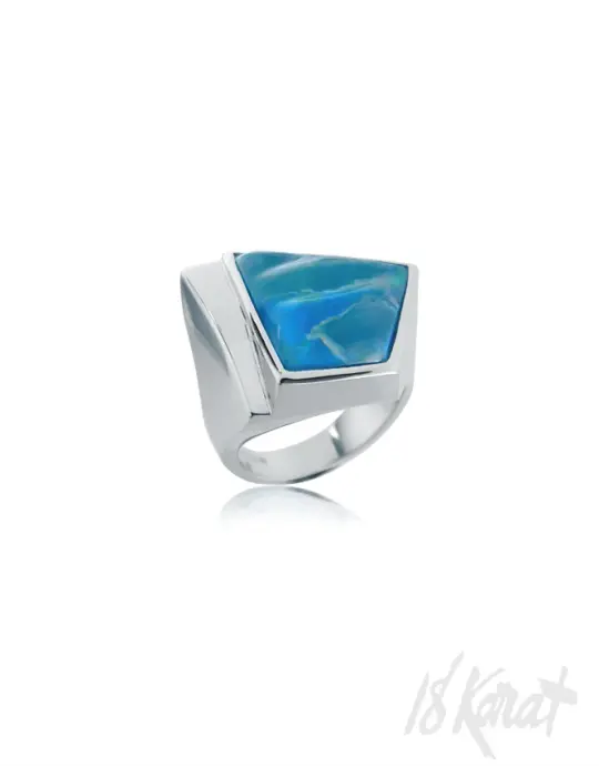 Rita's Black Opal Ring