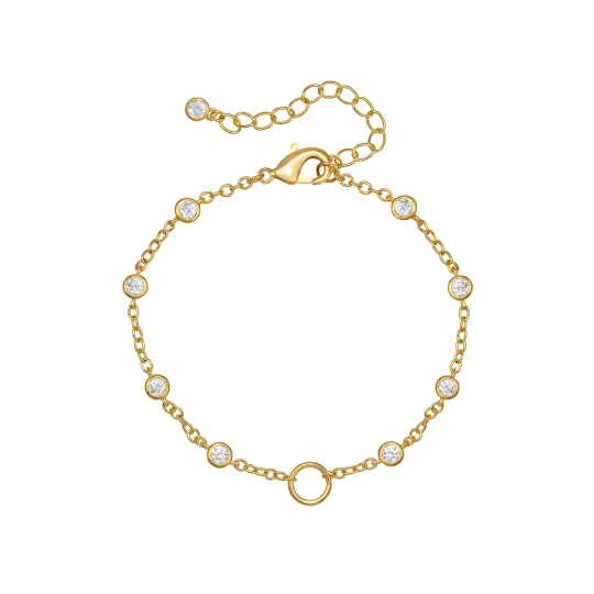 Molecule Bracelet - White