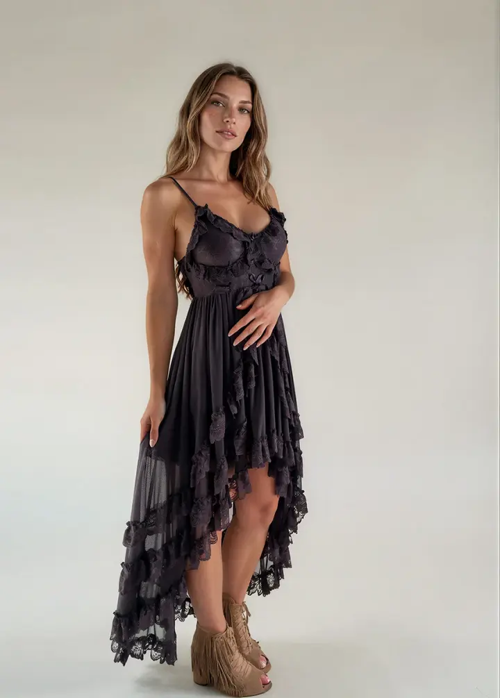 Dagala Dress in Espresso