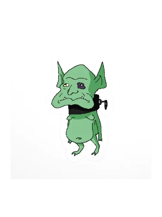 Abuse Goblin Sticker