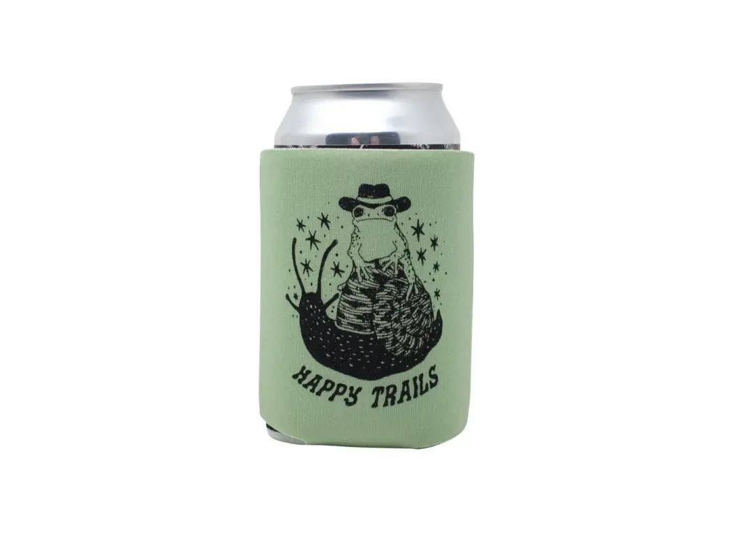 Sage Frog Can Holder
